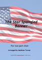 The Star Spangled Banner SA choral sheet music cover